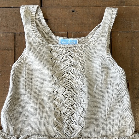 Max ilusion Spanish beige sleeveless knit sunsuit Romper - Picture 3 of 6